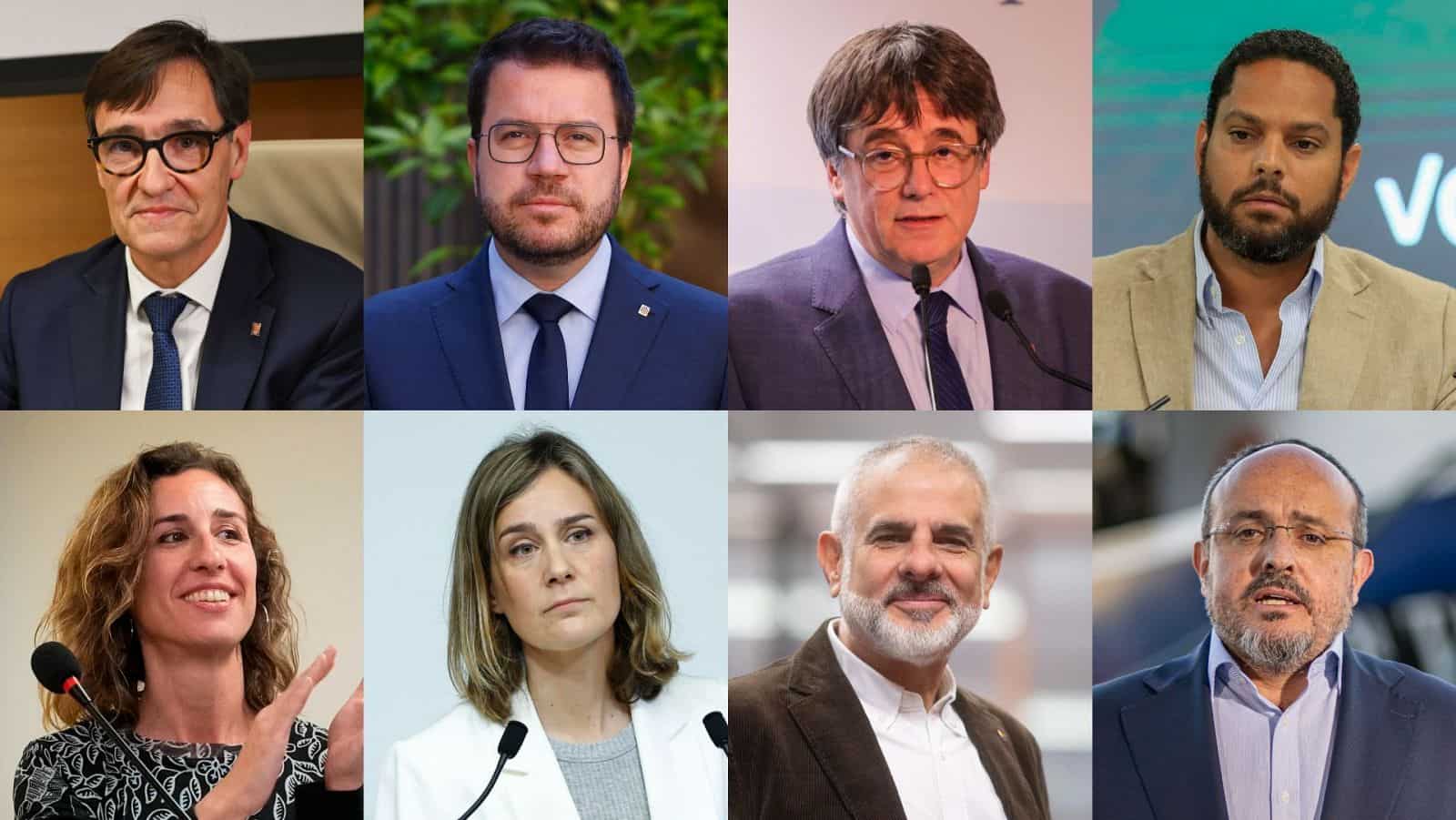 Candidatos de las elecciones catalanas de mayo de 2024