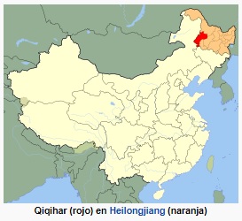 qiqihar_china_mapa