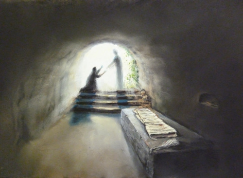 Una imagen de la Tumba Vacía de Cristo
