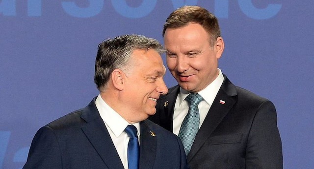 Viktor Orban y Andrzej Duda.
