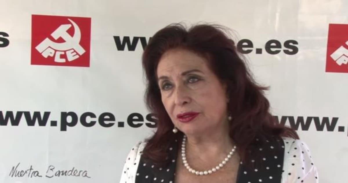 Lidia Falcón, veterana líder feminista e izquierdista