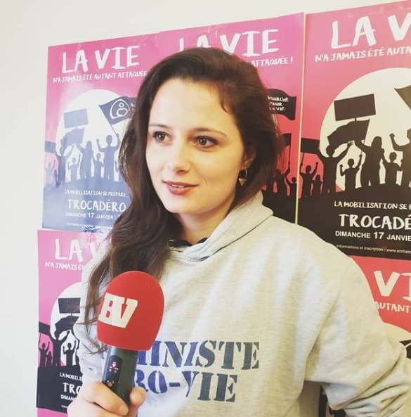Aliette Espieux, feminista provida en Francia