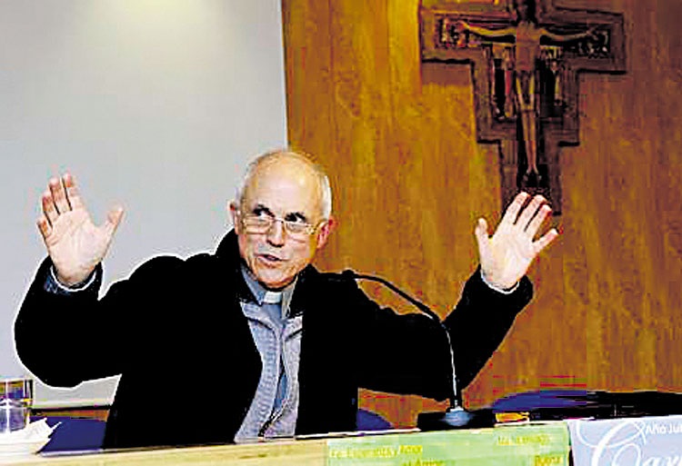 Fray Josemaría es exorcista en Santiago de Compostela
