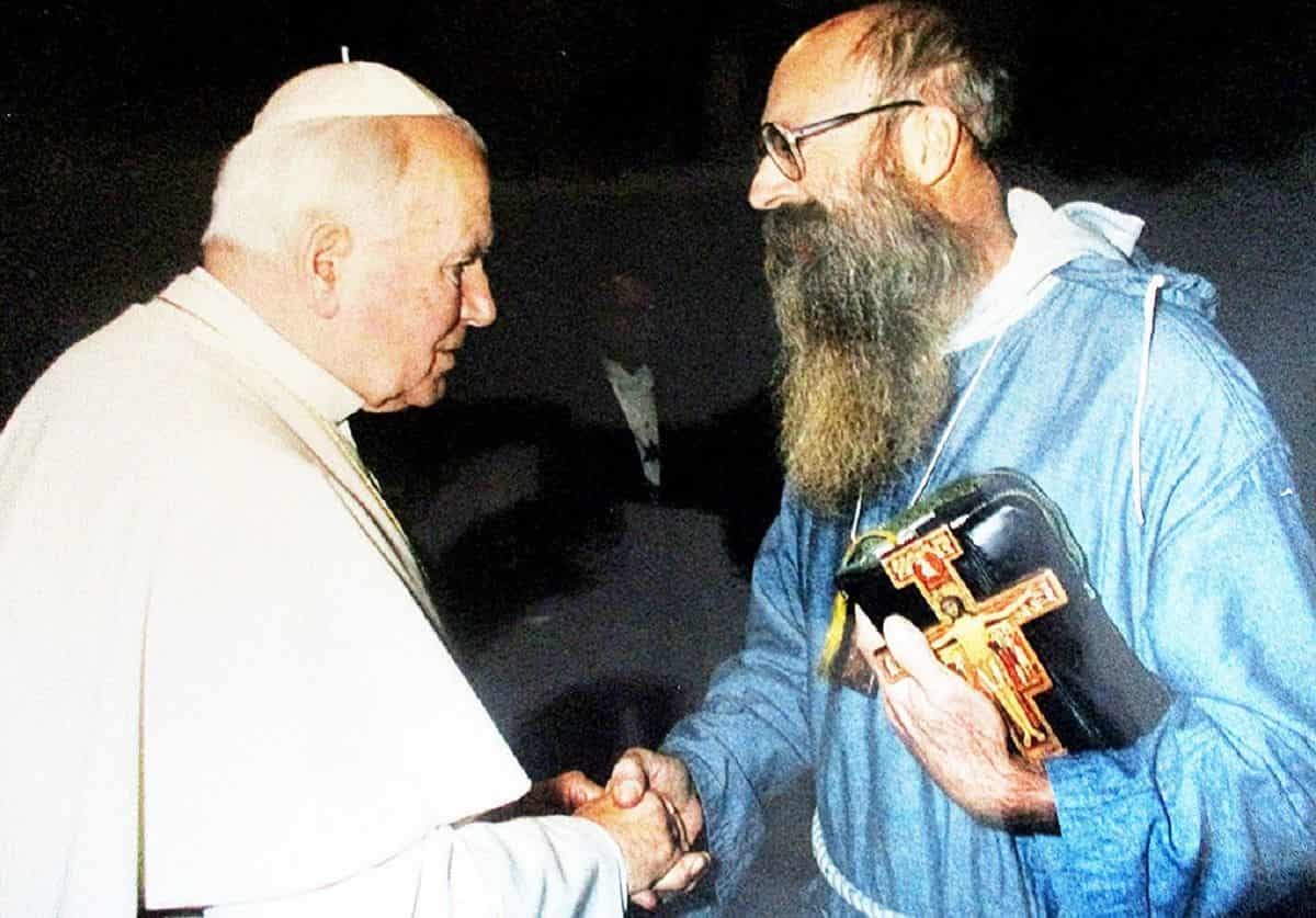 George Walter, con San Juan Pablo II