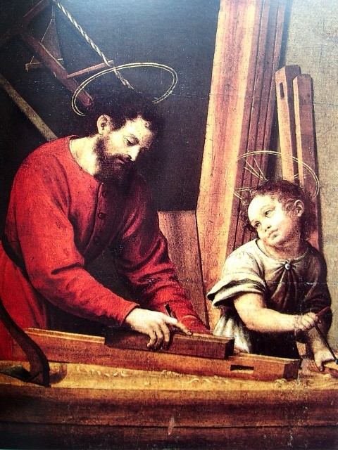 San José con el Niño Jesús, de Juan de Juanes.