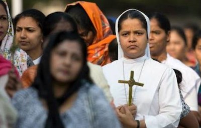 Cristianos en la India.