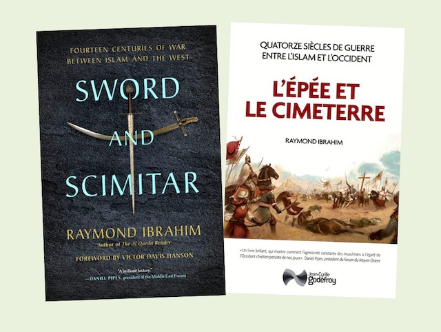 Ediciones inglesa y francesa de La espada y la cimitarra.