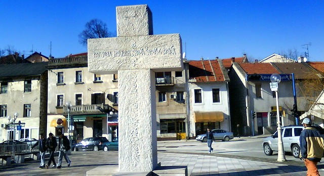 Una plaza en Siroki-Brijeg.