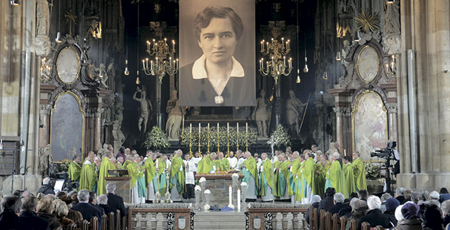 Beatificacion de Hildegard Burjan en Viena