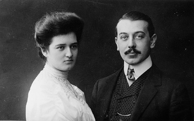 Hildegard Burjan con su marido Alexander en 1907