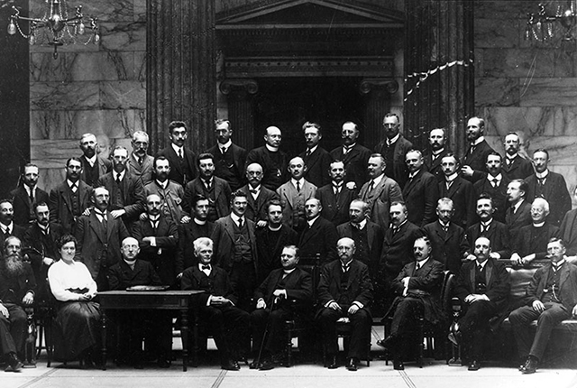 Hildegar Burjan en el Parlamento de Viena en 1919