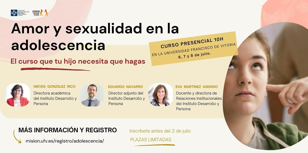 Curso en Madrid en 2023 para saber hablar de afectividad y sexo a los adolescentes