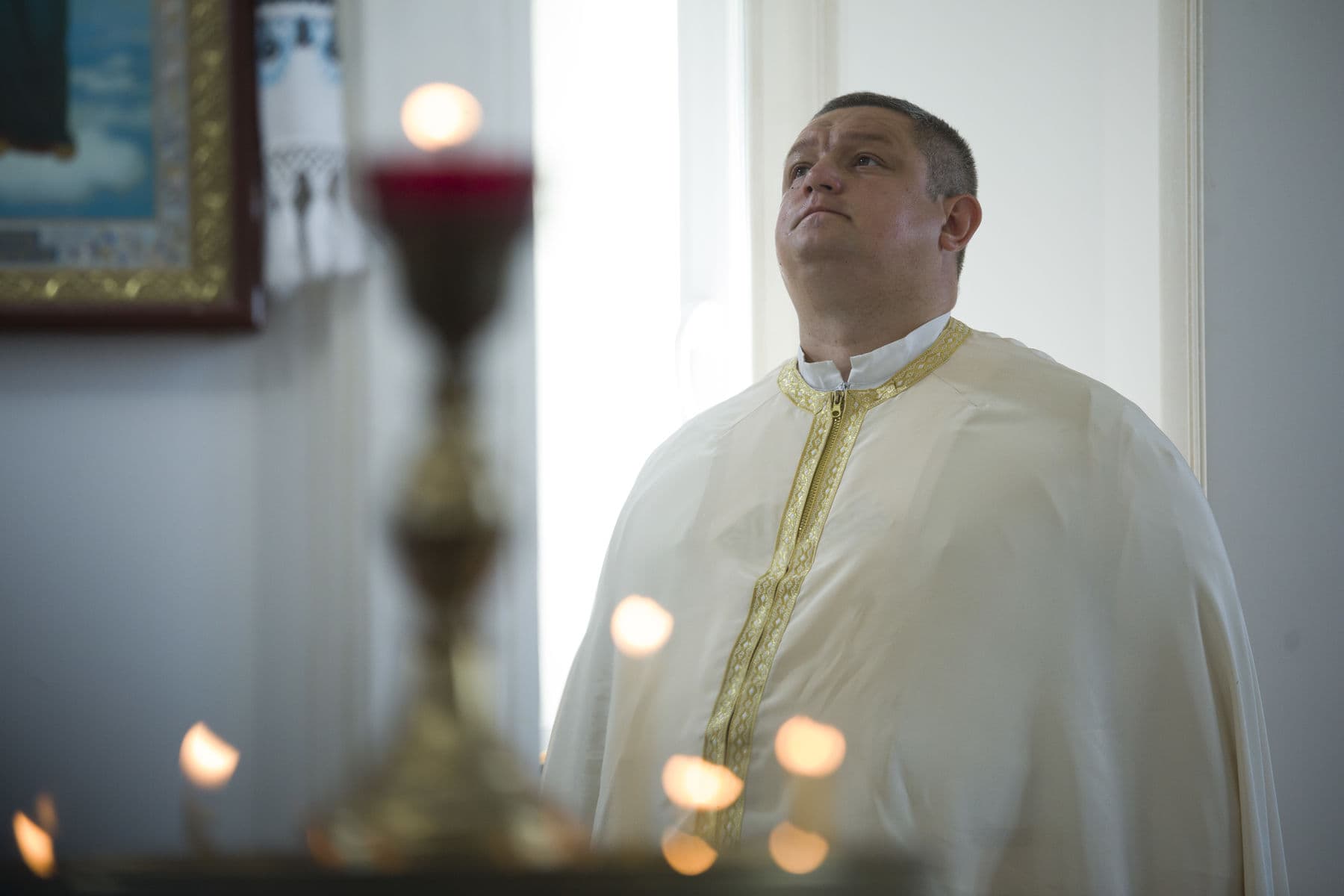 Oleksander Bilsky, párroco de los Mártires Macabeos en Berislav, Ucrania