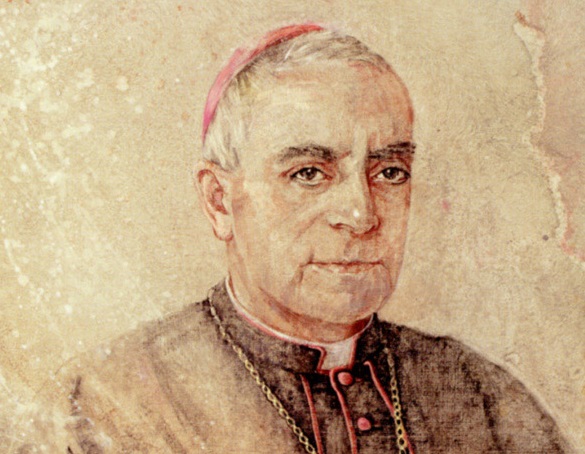 Retrato del beato mártir Manuel Borrás Ferré, obispo auxiliar de Tarragona asesinado en agosto de 1936