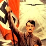 Propaganda nazi exaltando la figura de Hitler