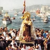 Procesión marinera de la Virgen del Carmen
