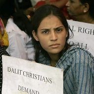 Una intocable cristiana de la India