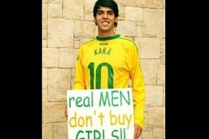 Kaká, un «chico malo» que promociona ser un «hombre de verdad»