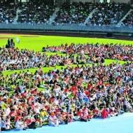 Una eucaristía con más de 12 mil  jóvenes cierra en Santiago la Peregrinación y Encuentro de Jóvenes
