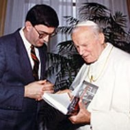 Juan Pablo II y George Weigel