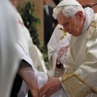 Benedicto XVI en la Misa en la Cena del Señor