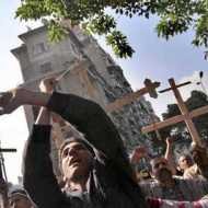 Cristianos egipcios protestan contra los ataques
