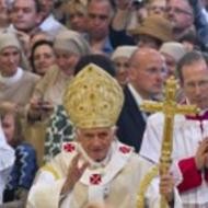 Benedicto XVI en la celebración del Corpus