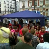 Indignados con los ataques a la vida Puerta del Sol Madrid 3-J
