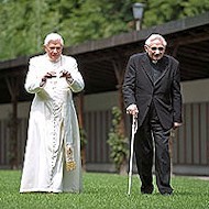 Los hermanos Ratzinger.