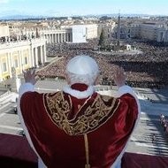 El Papa durante la bendicón Urbi et Orbi