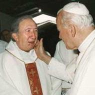 Luigi Giussani y Juan Pablo II