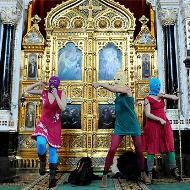 Pussy Riot en la catedral de Moscú