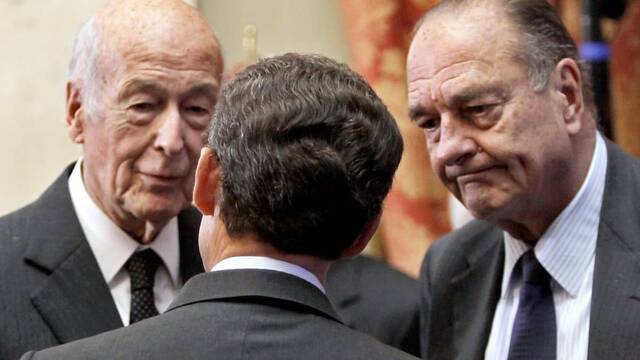 Giscard, Chirac, Sarkozy.