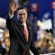 Mitt Romney, en su discurso de aceptación.