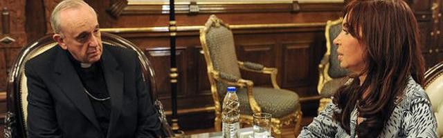 Cristina Kirchner y el cardenal Bergoglio: sus encuentros fueron escasos