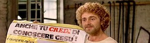Beppe Grillo como... Jesús.