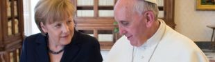 Merkel y el Papa hablan de las persecuciones a cristianos en el mundo y la defensa de la paz