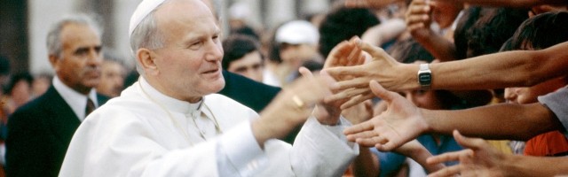 Juan Pablo II, al inicio de su pontificado
