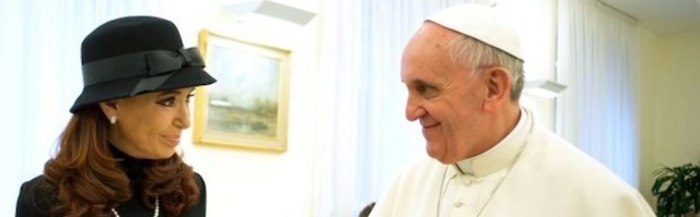La esperpéntica carta de felicitación de Cristina Kirchner al Papa Francisco