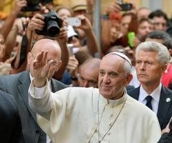 El Papa, el 28 de agosto, en la celebración de San Agustín en Roma