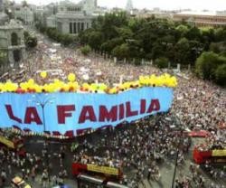 La gran manifestación por la familia de 2005 en Madrid