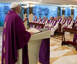 El Papa desgrana las escrituras en Cuaresma