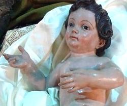 Este es el Niño Jesús robado en San Jacinto de Sevilla