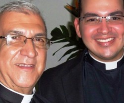 El padre Echeverry y el padre Fabio, que fueron asesinados a cuchilladas en septiembre