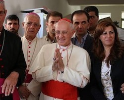 El cardenal Filoni ha sido el enviado personal del Papa a Irak