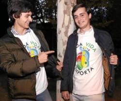Duarte Falcó y Álvaro Ortega, de Más Vida, son voluntarios en Cada Vida Importa 2014