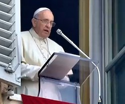 Tras el Angelus, el Papa condenó los últimos atentados