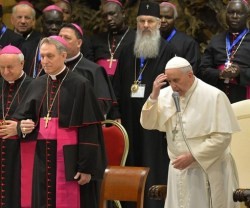 Francisco pidió por la paz en Ucrania, denunció el escándalo de una guerra entre cristianos