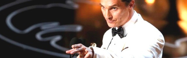 Al recibir su Oscar al Mejor Actor el año pasado Matthew McConaughey no dejó de agradecérselo a Dios