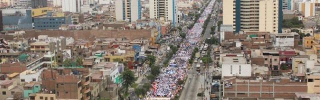 Histórica marcha por la vida en Perú 2015